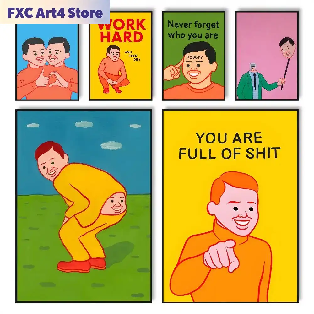 Abstract Canvas Set - Çerçevesiz Joan Cornella Sanat Posteri HD
