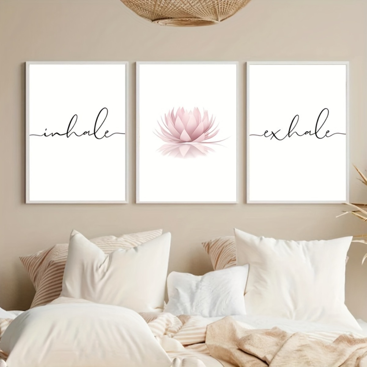 Abstract Canvas Set - 3 adet/takım Nefes Al Nefes Ver
