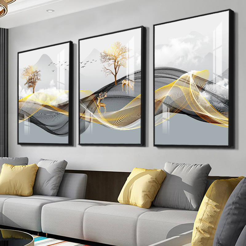 3 adet/takım çerçevesiz 3 İska - Abstract Canvas Set incelemesi ve fiyatı