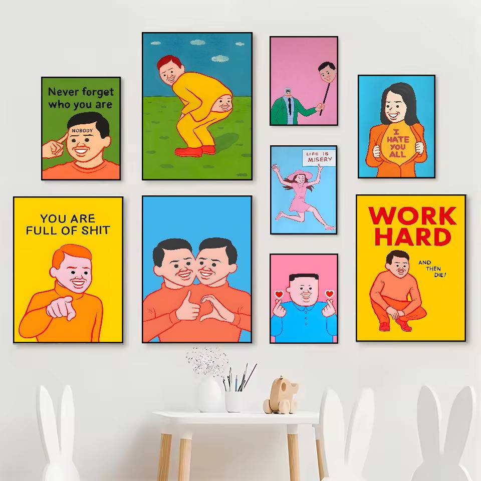 Çerçevesiz Joan Cornella Sanat - Abstract Canvas Set incelemesi ve fiyatı