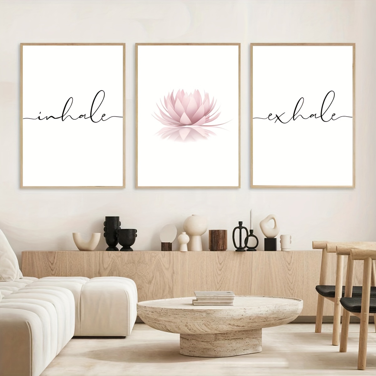 3 adet/takım Nefes Al Nefes Ve - Abstract Canvas Set incelemesi ve fiyatı