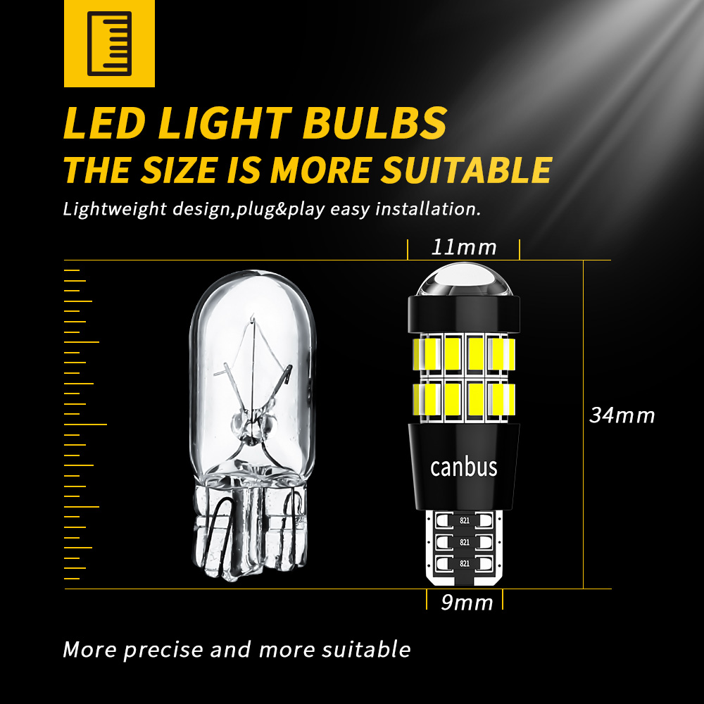 DXZ 2 adet W5W T10 LED ampulle - Interior Design Icon incelemesi ve fiyatı