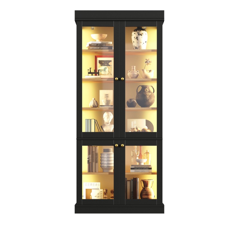 Modern Bağımsız Cam Vitrin Dol - Interior Design Lighting Layout incelemesi ve fiyatı
