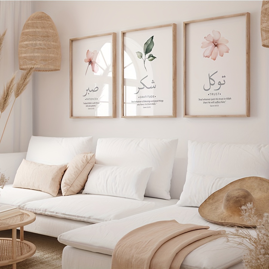 3'lü/set İslami Kuran Ayetleri - Abstract Canvas Set incelemesi ve fiyatı